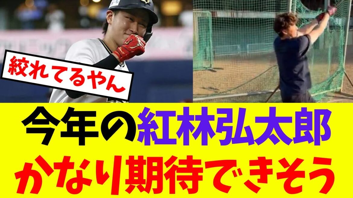 【オリックス】今年の紅林弘太郎かなり期待できそう【プロ野球ネットの反応集】