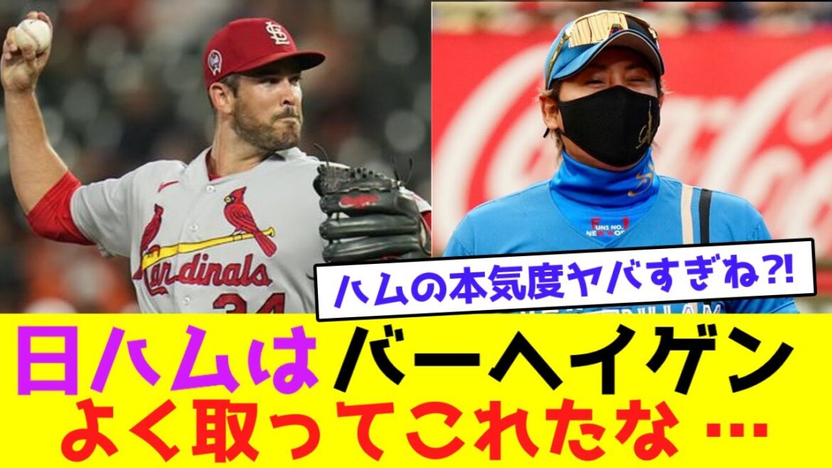 日ハムはバーヘイゲンよく取ってこれたな …【なんJなんG野球反応】