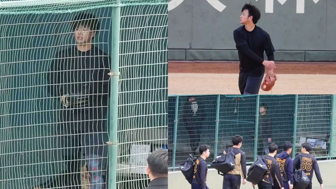 【2月中の実戦復帰目指して】高橋遥人、今年二度目のブルペン投球&右投げでキャッチボール 2024.1.15