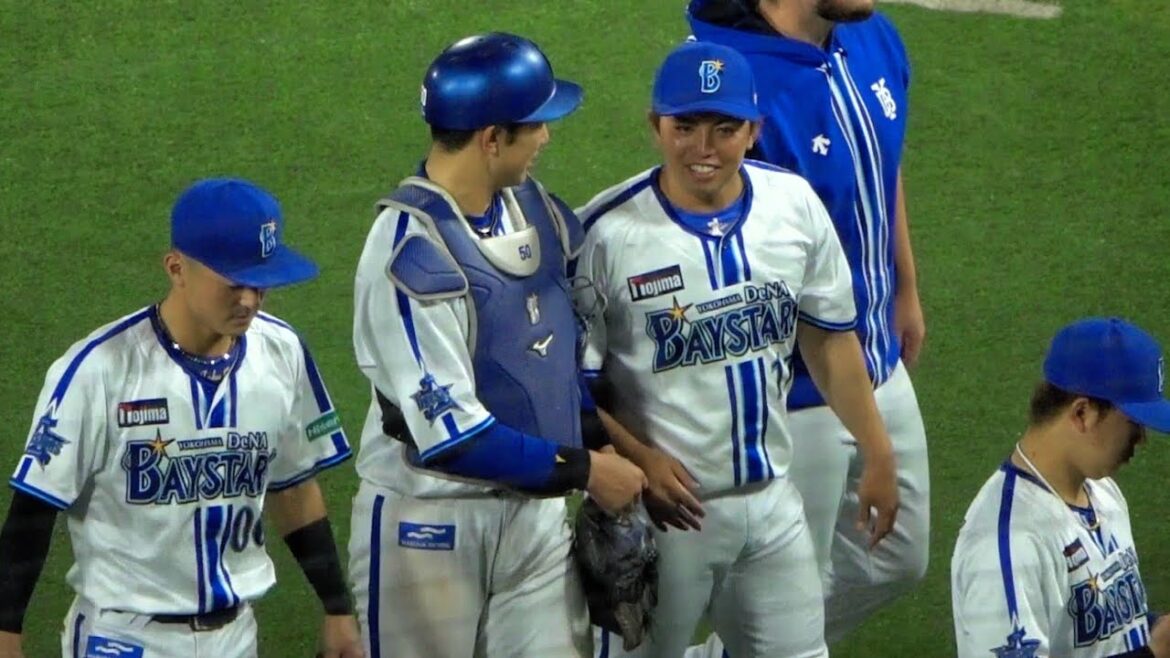 東克樹と山本祐大の勝利後の余韻がたまらん！リーグトップ12勝目をあげたバッテリー！2023/09/01 横浜DeNAベイスターズ
