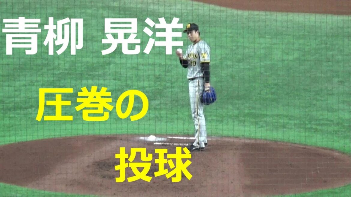 青柳晃洋 圧巻の投球 変化球が凄い 東京ドーム 2022.4.29