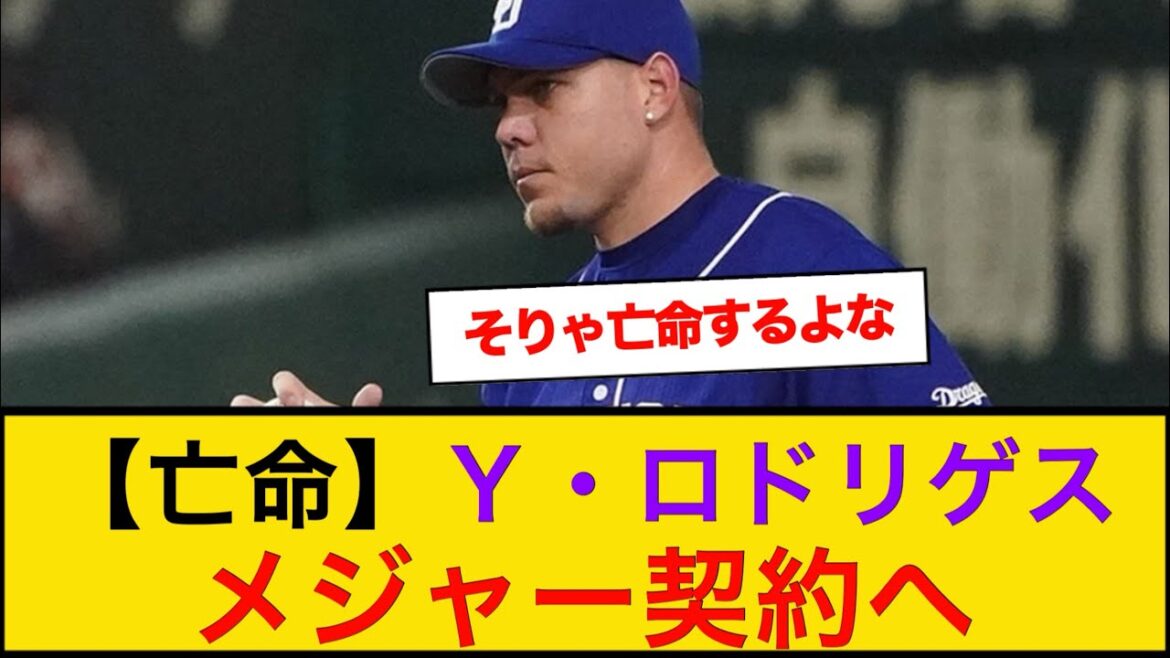 【亡命】元中日ジャリエル・ロドリゲスさん、ブルージェイズと契約合意【なんJプロ野球反応】