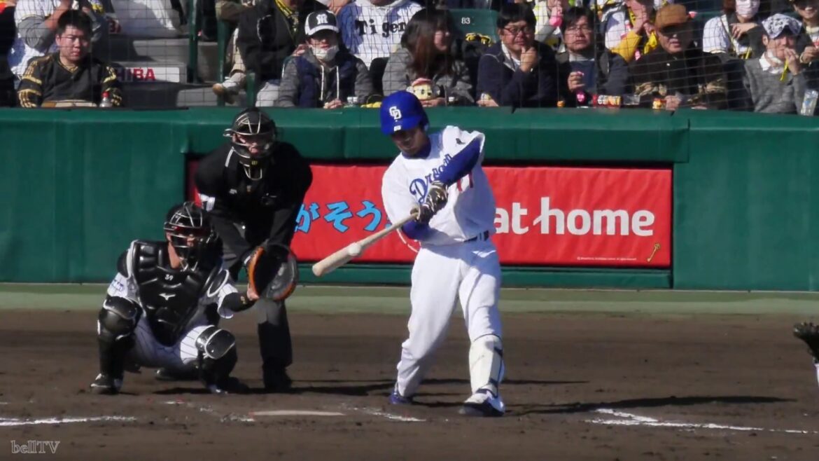 中日ドラゴンズ 福田永将 バッティングフォーム&バッティング（ホームラン）