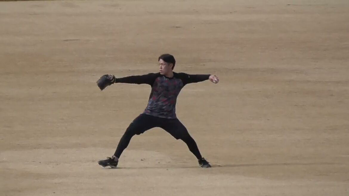 【北海道日本ハムファイターズ】合同自主トレ　キャッチボール① 1月22日