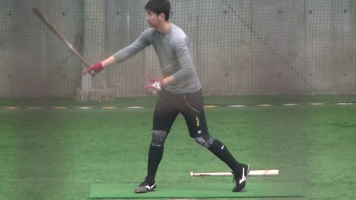 【ジャイアンツ選手自主トレ】いつも黙々とバッティング練習を行う折尾愛真出身の松井義弥～2020年1月17日