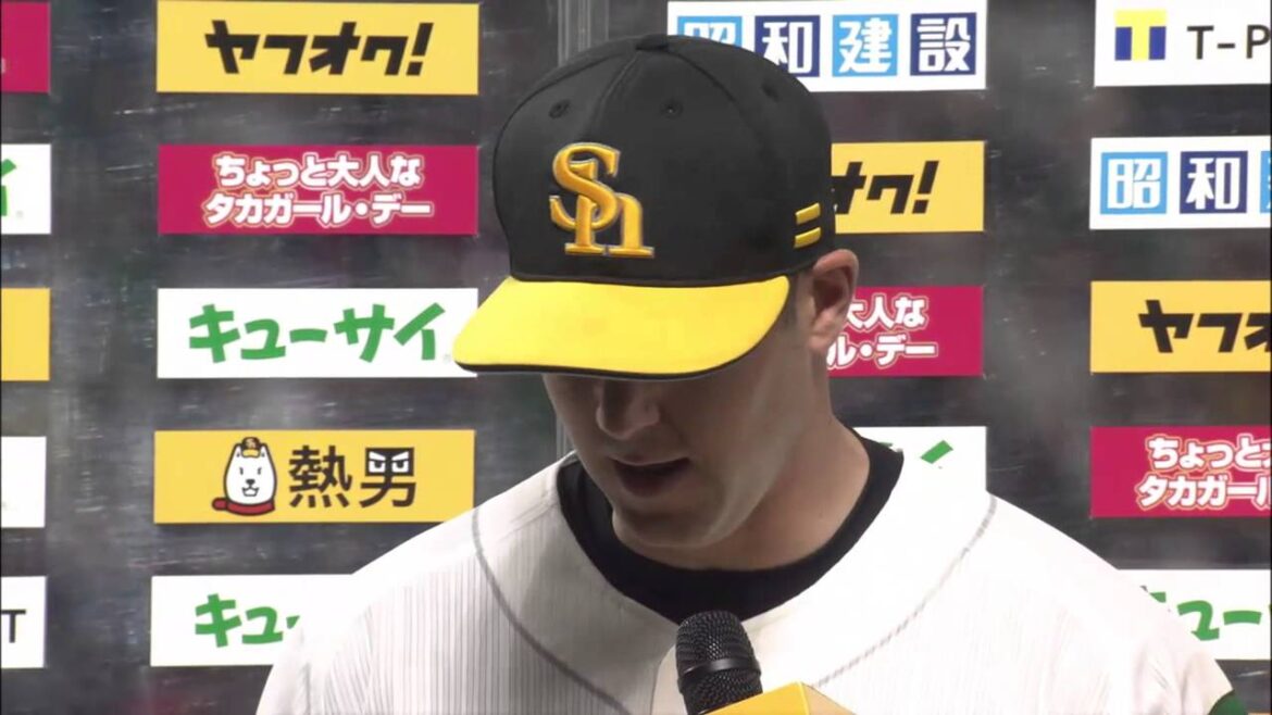 ソフトバンクホークス バンデンハーク 内川聖一 ヒーローインタビュー 20150621