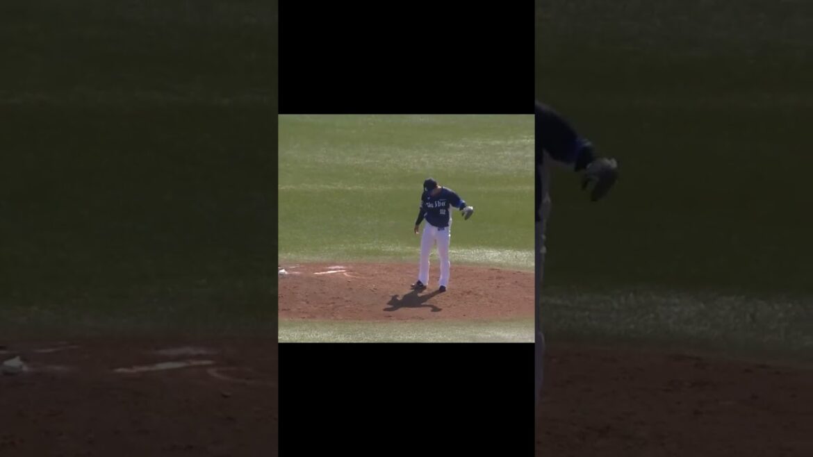 ライオンズ粟津 凱士の投球フォーム【イースタン・ヤクルトスワローズ対 西武ライオンズ2023年6月17日】