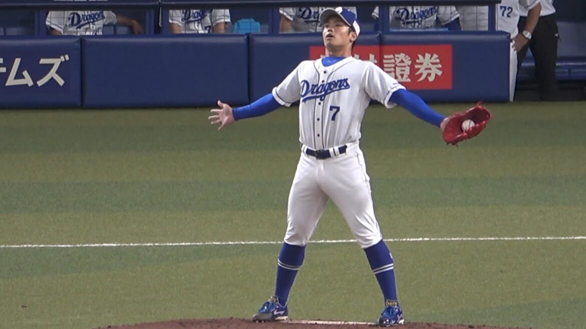 根尾昂、柳が残した1死満塁のピンチで登板！見事な投球で無失点！ (2022/09/06)