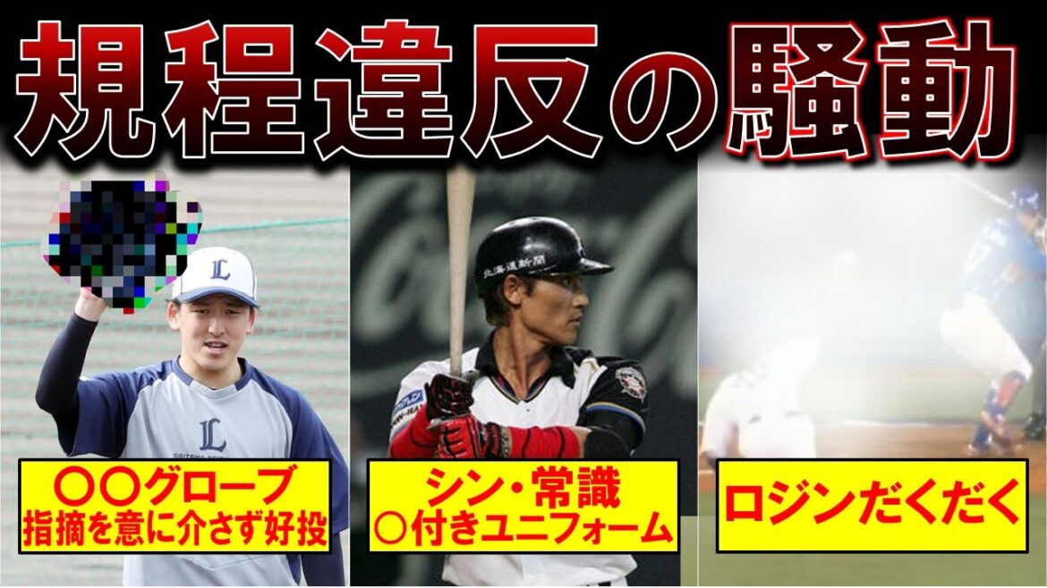 【全員悪気なしww】規程違反で騒動となった選手たちがギリギリすぎる・・・ 【全員悪気なしww】規程違反で騒動となった選手たちがギリギリすぎる・・・