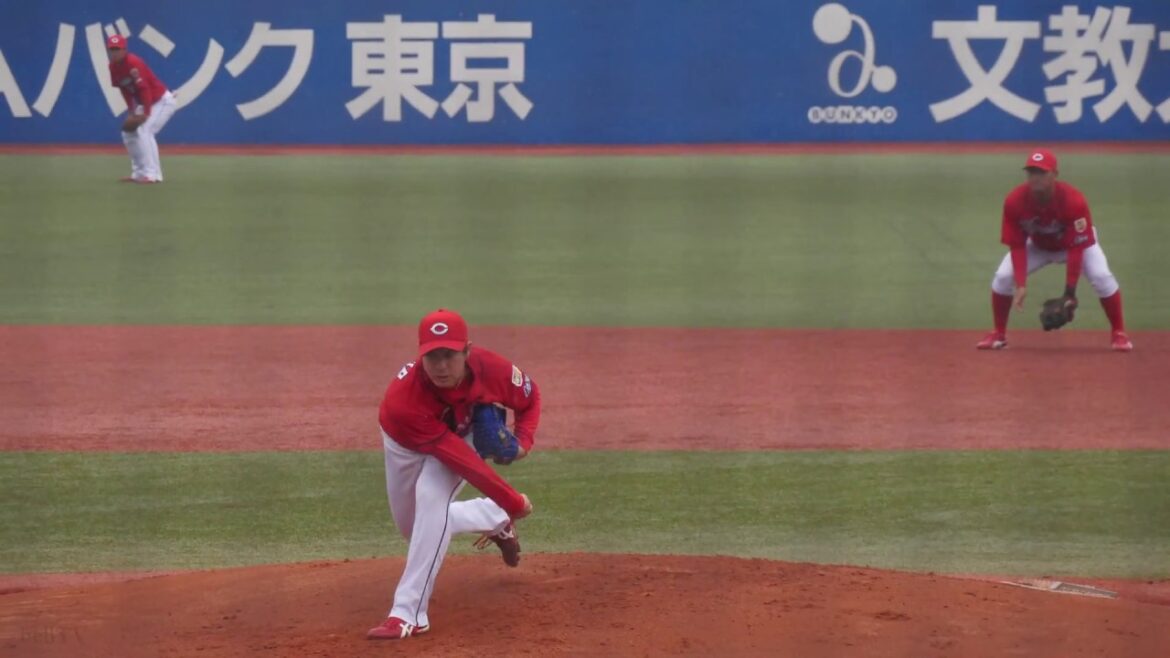 広島東洋カープ 野村祐輔 投球フォーム