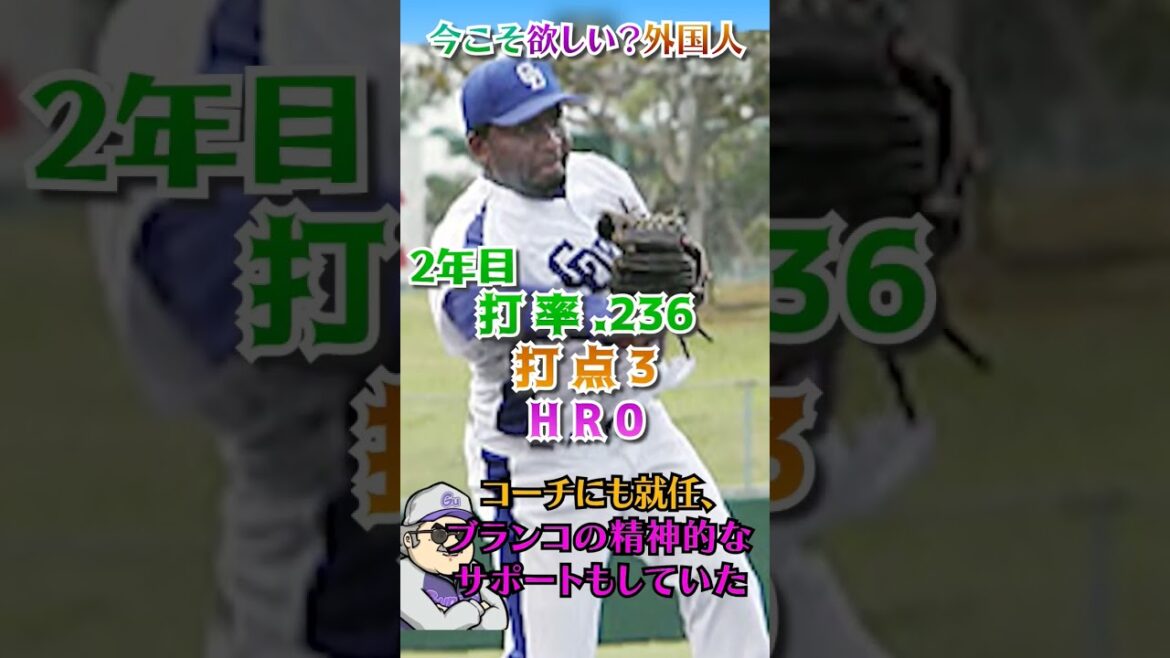 この選手の名前が答えられたらマニア確定な！中日ドラゴンズの右打ち外国人助っ人