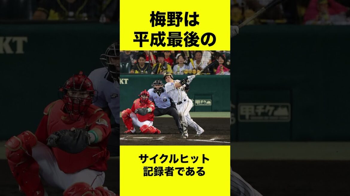 阪神「梅野隆太郎」に関する雑学 #阪神タイガース #野球 #shorts