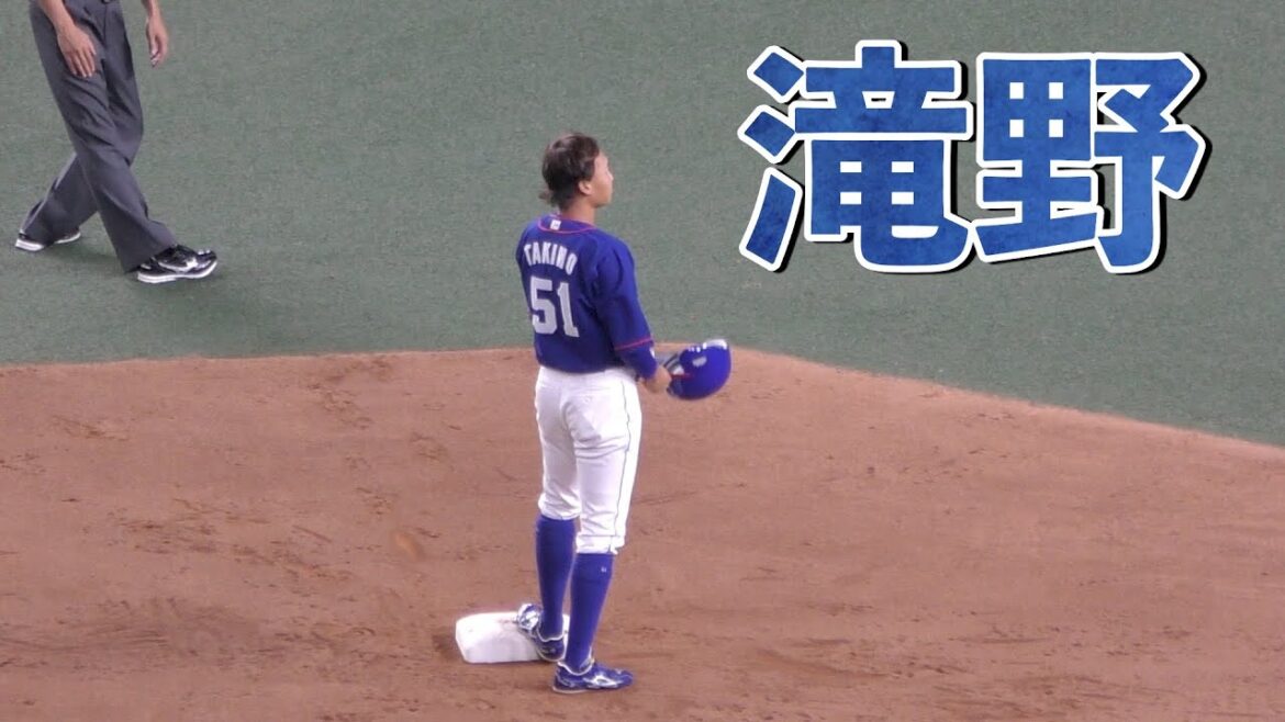 二塁走者　滝野要【中日ドラゴンズ 2020年プロ野球】