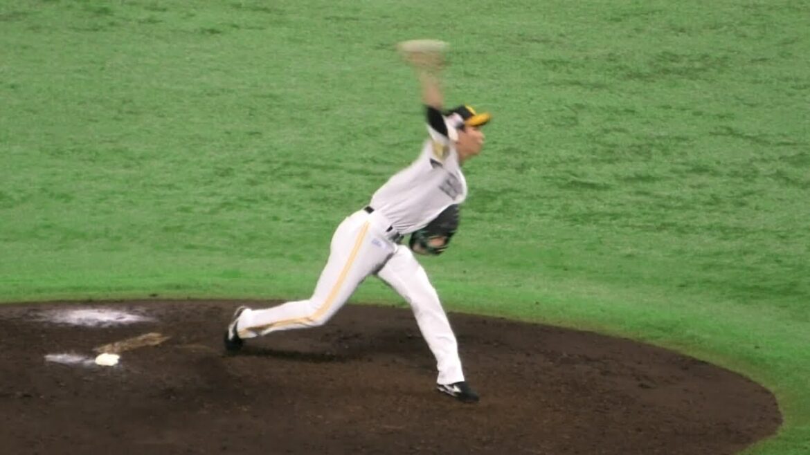 スロー映像)ソフトバンク 泉圭輔 投球フォーム 2021.4.13