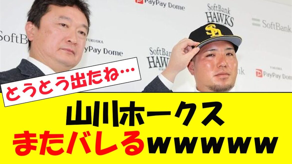 山川ホークス、またしても悪事がばれるｗｗｗ【５ｃｈ】【なんＪ】
