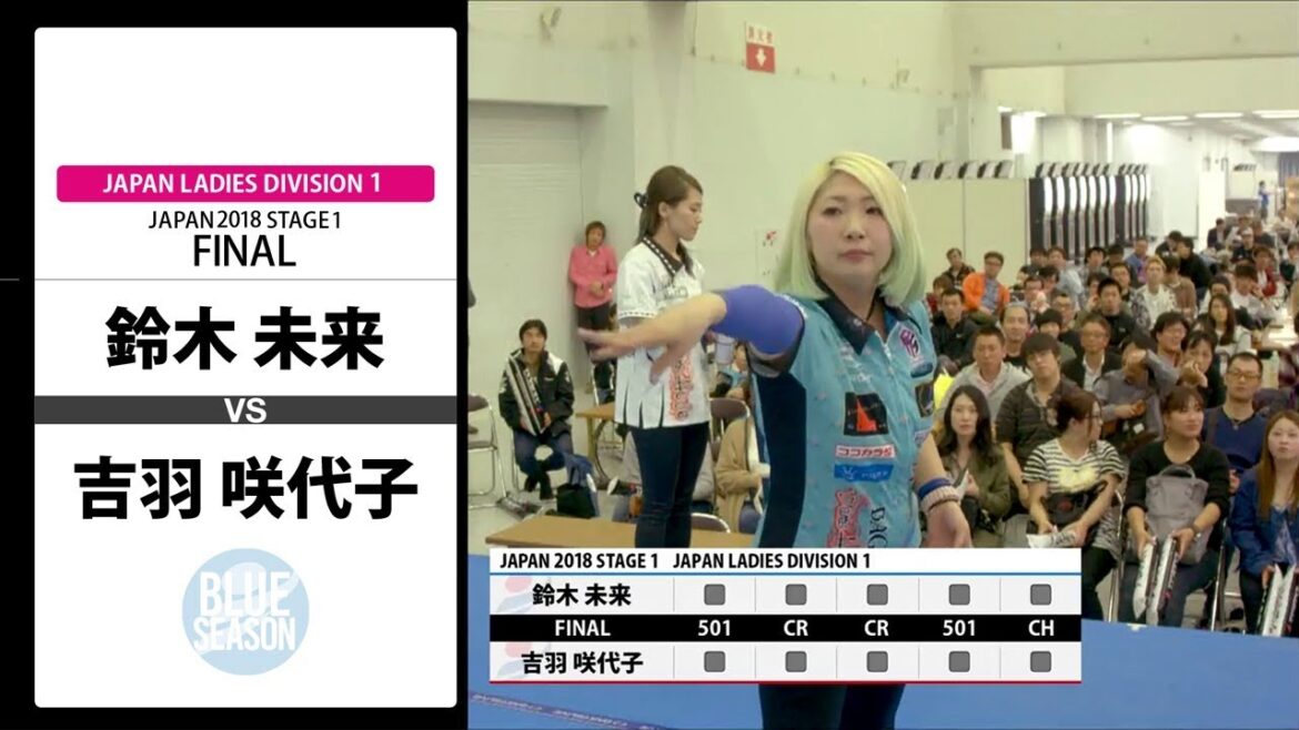 【鈴木 未来 VS 吉羽 咲代子】 JAPAN 2018 STAGE 1 東京 LADIES FINAL