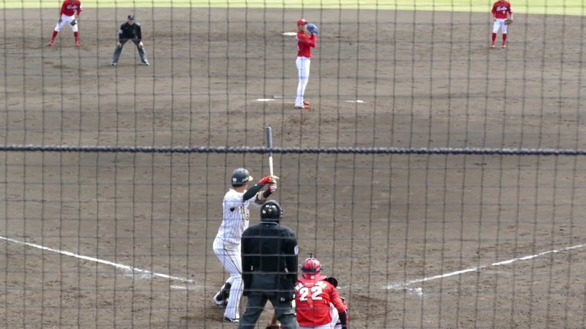 中谷将大 タイムリーツーベースなど2安打 20180405 阪神タイガース 二軍