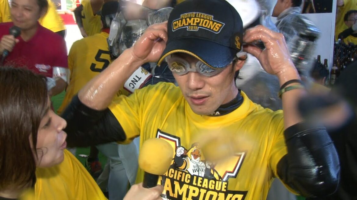 【プロ野球パ】今年は熱男！リーグ連覇だビールかけだ！高田知季インタビュー 2015/09/17 H-L