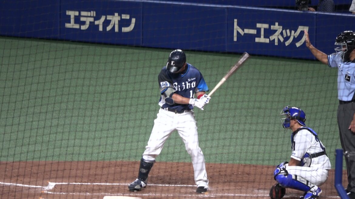 2021/8/8 栗山巧選手 ショートゴロ 三ツ俣大樹選手ファインプレイ 第2打席 中日ドラゴンズ VS 埼玉西武ライオンズ バンテリンドームナゴヤ エキシビジョンマッチ