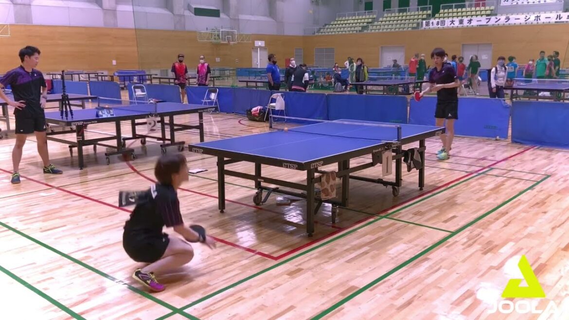 《大東オープン／好プレー》JOOLA 石田 vs JOOLAももか【卓球／ラージボール】
