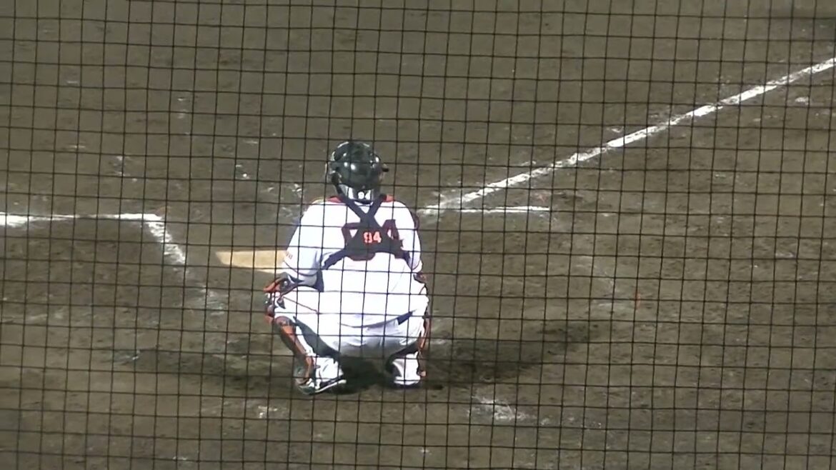 ジャイアンツ喜多隆介のキャッチングとスローイング〜イースタン読売ジャイアンツ対ヤクルトスワローズ2023年8月18日