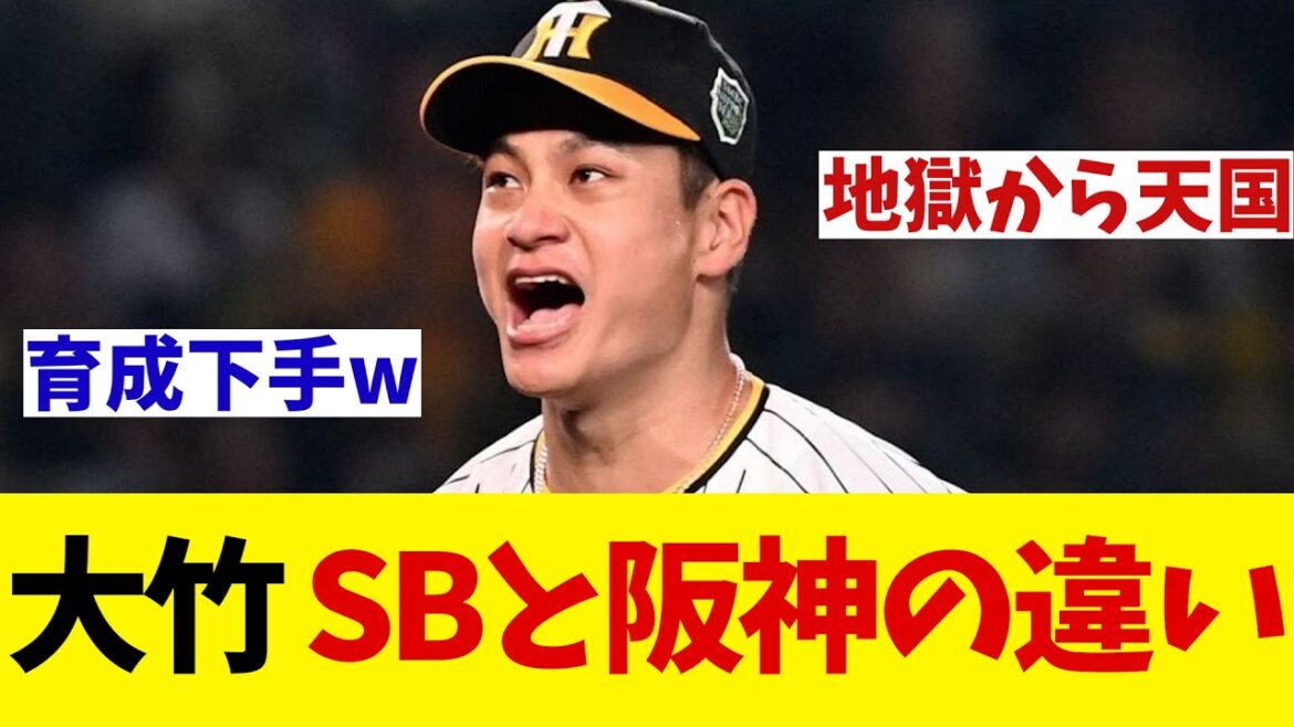阪神・大竹耕太郎　ソフトバンク時代と今の違いについて【野球情報】【2ch 5ch】【なんJ なんG反応】