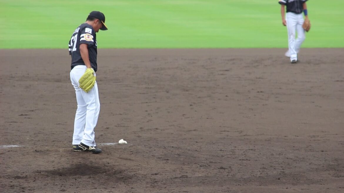 ソフトバンクホークス 嘉弥真新也投手 フォーム