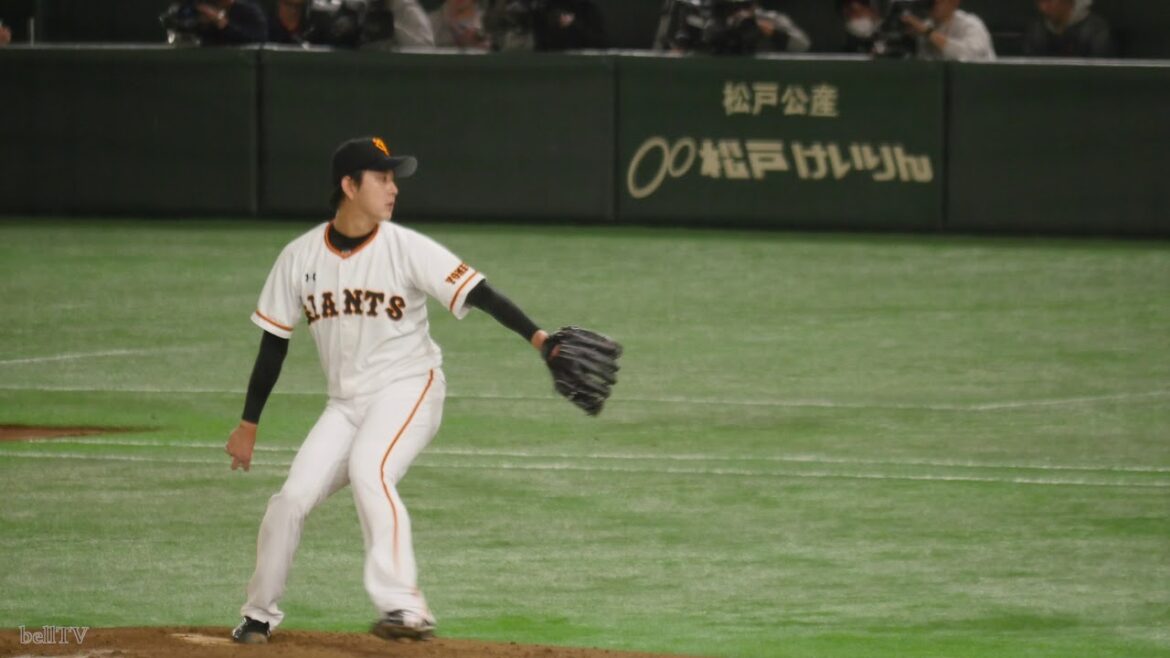 読売ジャイアンツ 野上亮磨 投球フォーム