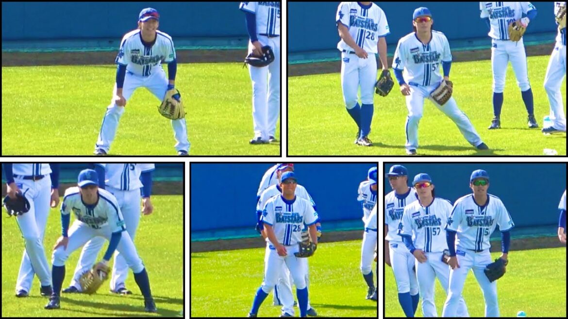 【若手外野レギュラー争い】 捕手の東妻くんが参加！  横浜DeNAベイスターズ 度会隆輝 東妻純平 村川凪 勝又温史 梶原昂希 2024/2/1