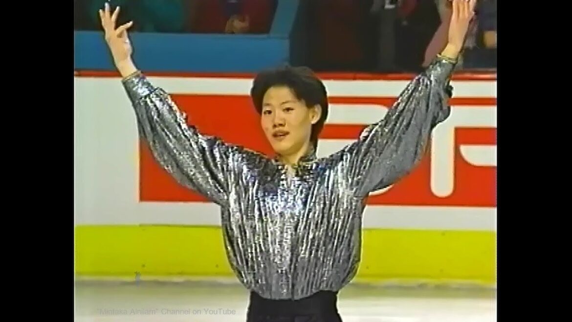岡崎真 Makoto Okazaki 1993/1994 World Junior (Colorado Springs) Free Skating