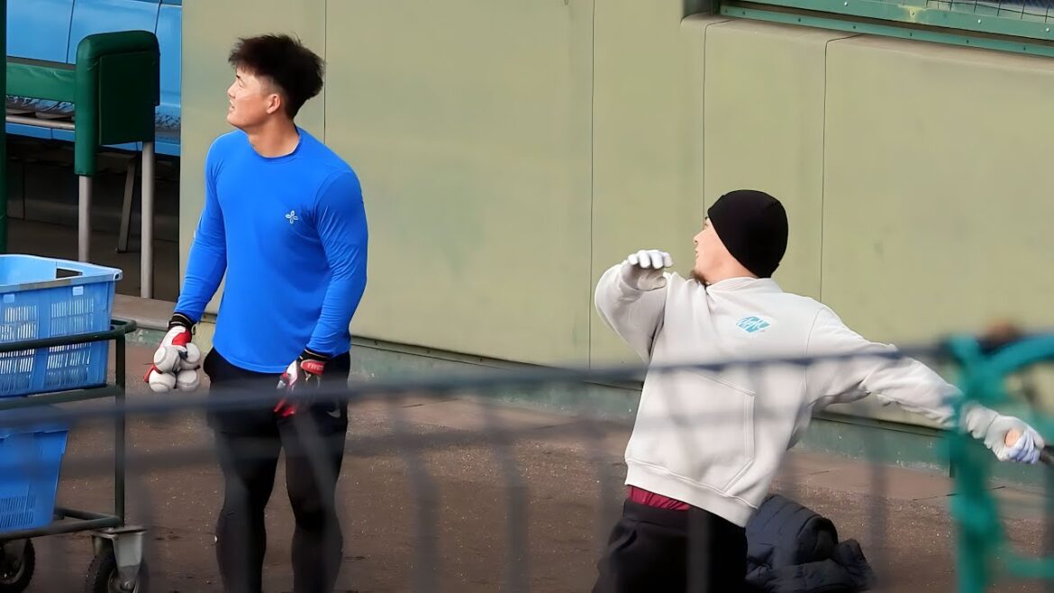 【期待の大砲候補】ロングティーで柵越え連発の井上広大【自主トレ】2024.1.27