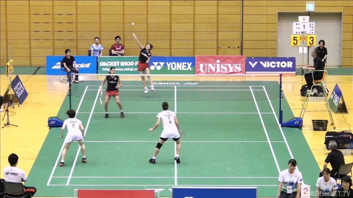 與猶 くるみ／宮浦 玲奈(ヨネックス) vs 星 千智／松田 蒼(日本ユニシス) WD 準々決勝【2019年日本ランキングサーキット大会】