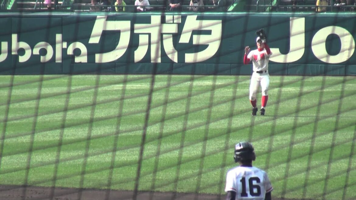 智弁学園高 広岡 大志 選手 守備