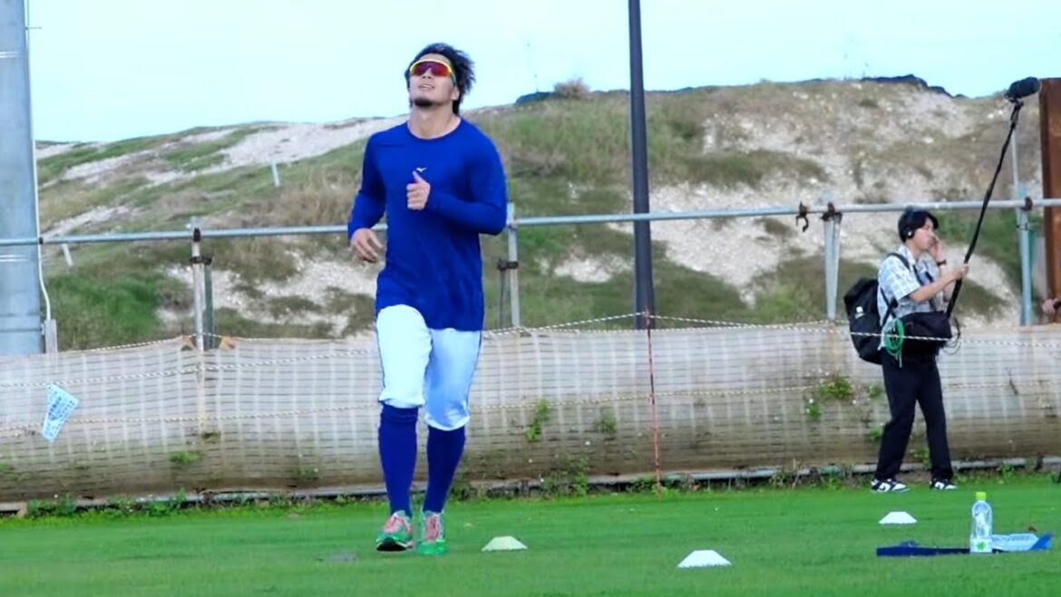 長距離走は苦手？知野直人が5分間走で苦しむ朝一の練習！宜野湾キャンプ 2024/02/02 横浜DeNAベイスターズ