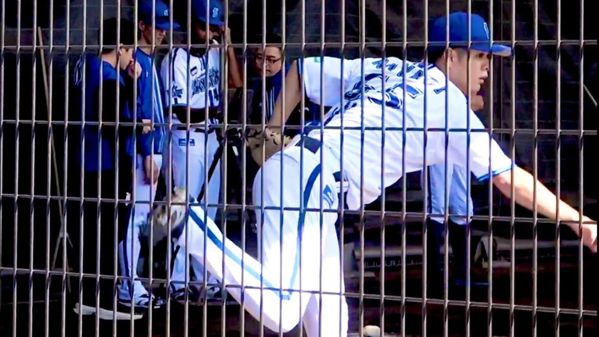 ブルペン入りの宮城滝太！ 新背番号65を背負う！ 横浜DeNAベイスターズ 2024/2/2