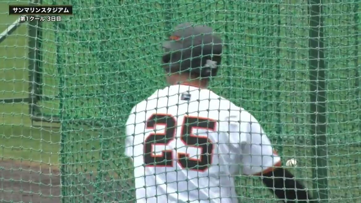 【春季キャンプ】岡本和真フリーバッティング【巨人】