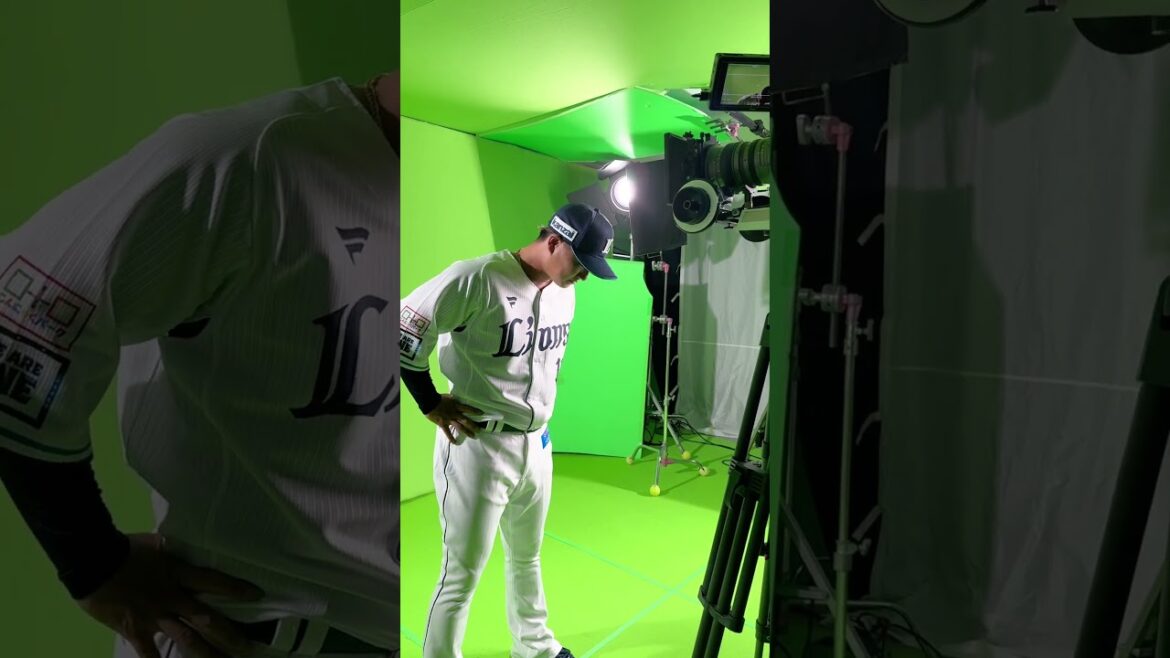 【気合いの名演技？】佐藤龍世選手のシーズン演出撮影の裏側