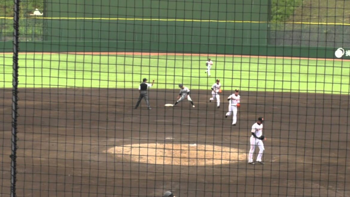 2015/06/11 巨人 田中貴也 盗塁阻止２つ