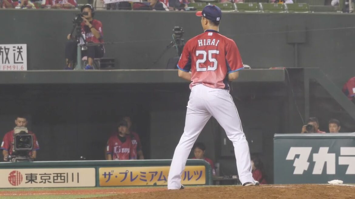 埼玉西武ライオンズ 平井克典 投球フォーム（スローモーション）2017.7.25