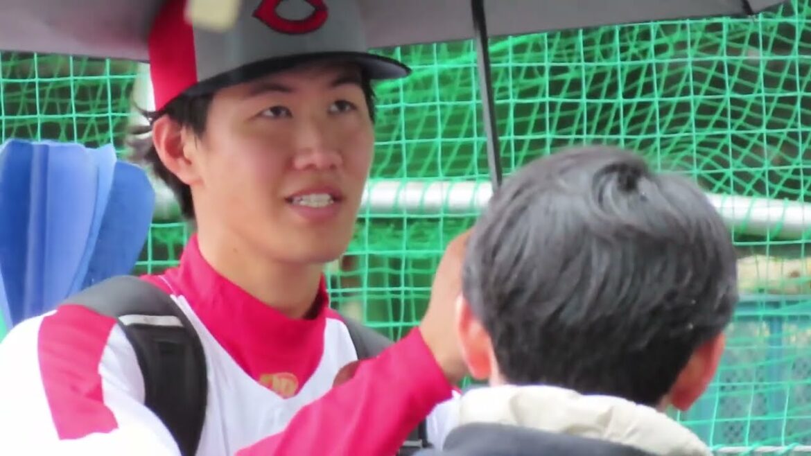 広島カープ新戦力 70日高暖己投手 キャンプ初日ブルペン入り⚾2024.2.1