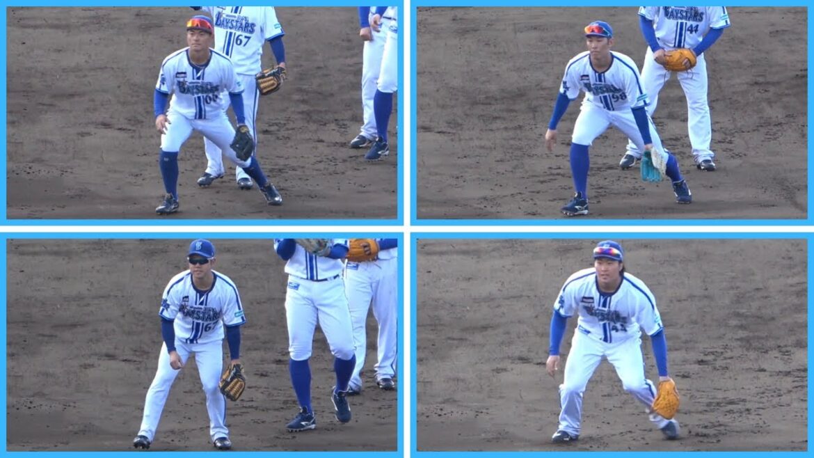 【熾烈なショートレギュラー争い】キャンプ初日のシートノック！ 横浜DeNAベイスターズ 2024/2/1 林琢真 西巻賢二 京田陽太 石上泰輝 知野直人 井上絢登 西浦直亨 牧秀悟 柴田 オースティン