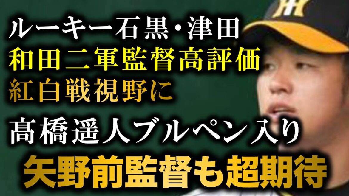 髙橋遥人がブルペン入り、矢野前監督も超期待のコメント、ドラ５石黒・ドラ６津田も和田二軍監督が高評価【阪神タイガース】