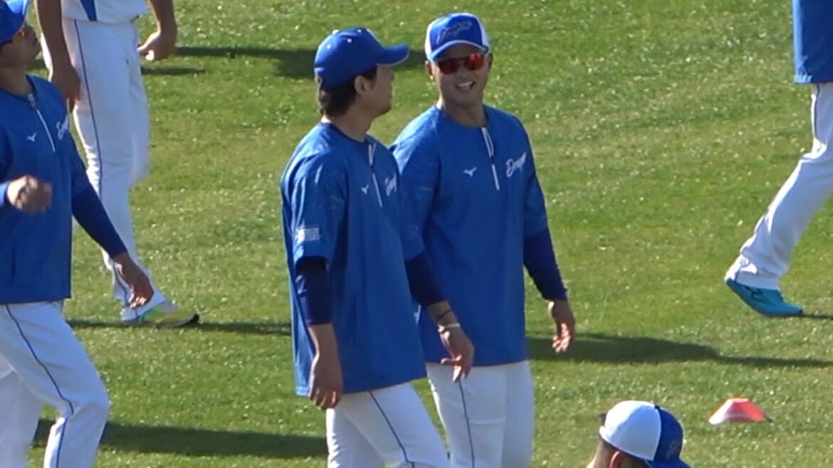 アップ中にお喋りする涌井&石橋 (2024/02/02)