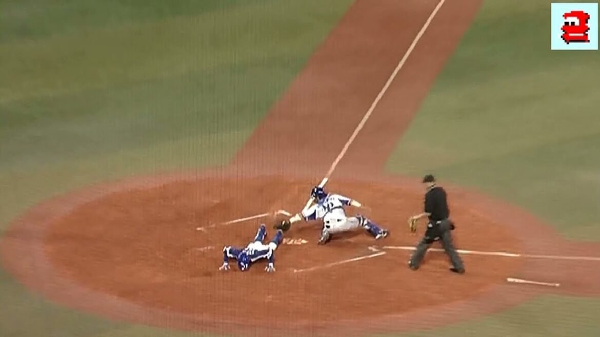 【中日ドラゴンズ】2017/05/24  ルーキー京田、３ベースから野手の隙を狙い本塁突入！【vs横浜DeNAベイスターズ】