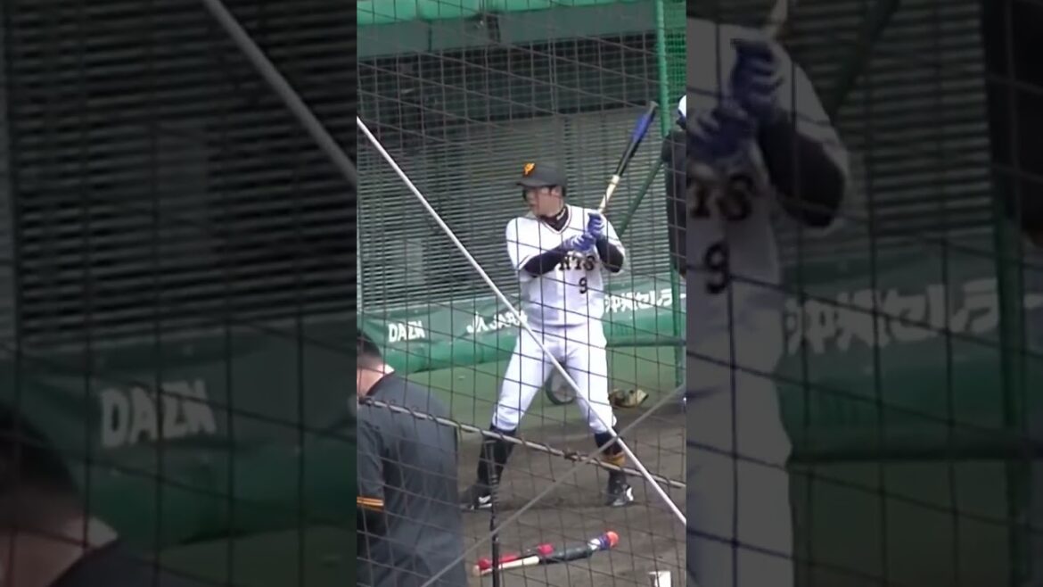 巨人キャンプ 松原聖弥 トスバッティング ～沖縄キャンプ2022/2/16