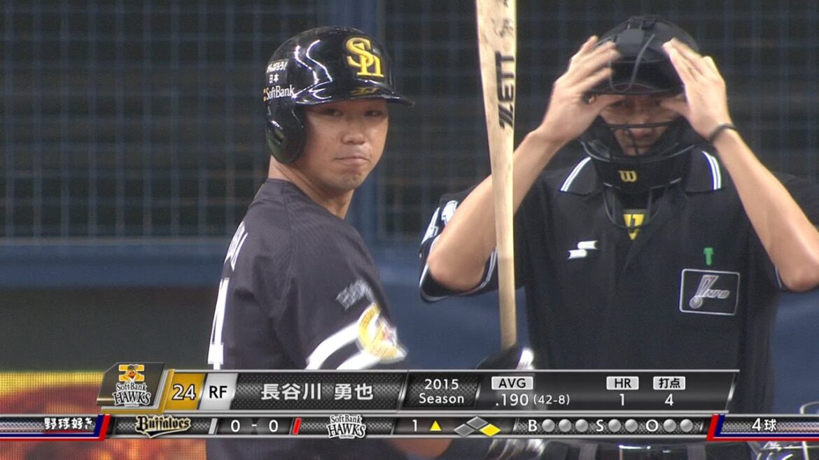 【プロ野球パ】復帰、即スタメン！おかえり長谷川！ 2015/09/15 Bs-H