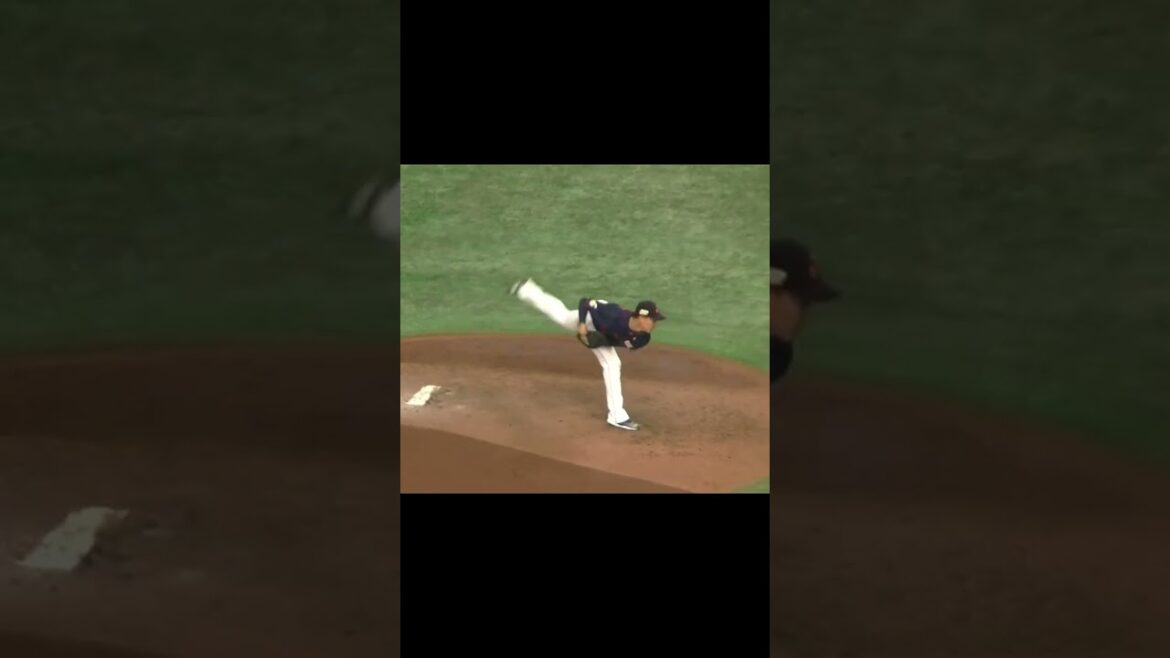 日本代表 及川 雅貴の投球フォーム【2023年11月16日 プロ野球アジアチャンピョンシップ 日本 対 台湾】