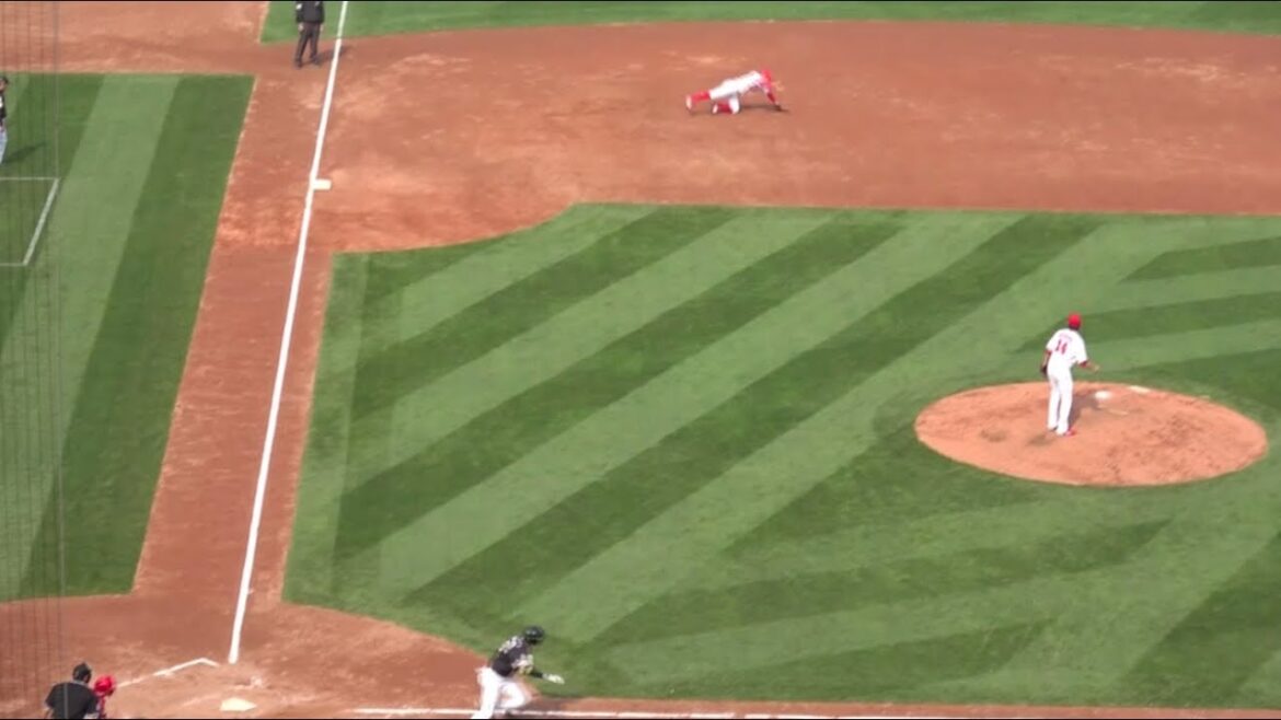 柳田の痛烈な当たりを安部が超ファインプレー！しかし・・・