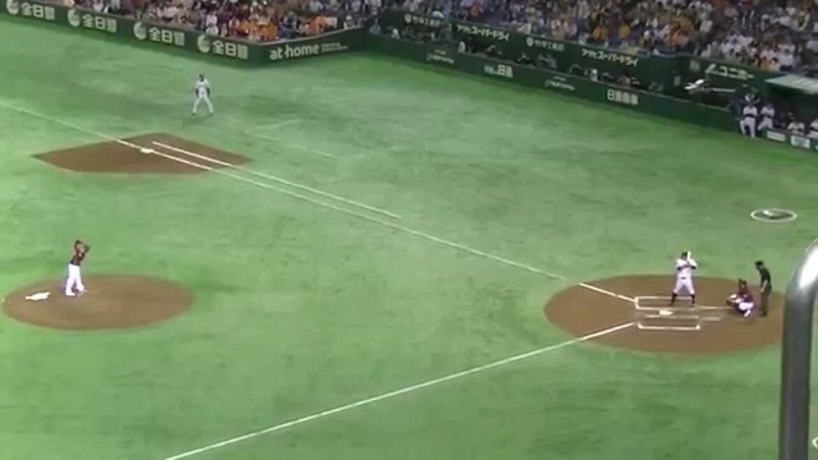 辛島航 阿部慎之助を空振り三振に抑える 20140529