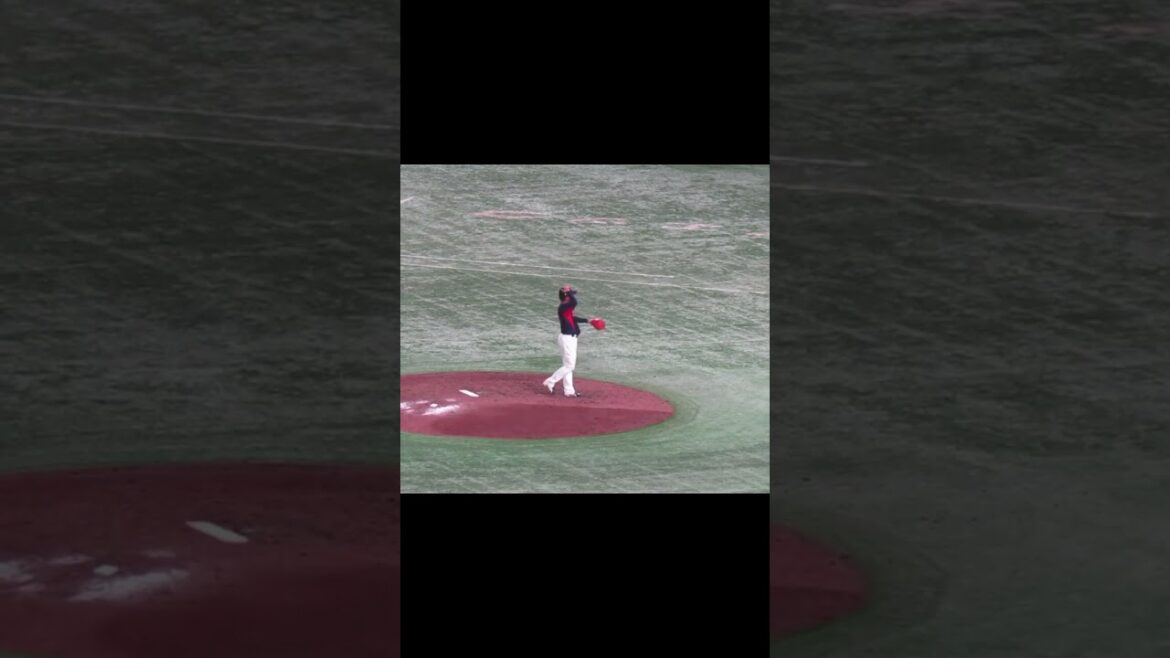【日本代表】清水達也の投球フォーム（日本 対 オーストラリア アジアCS　侍ジャパン 2023年11月18日）